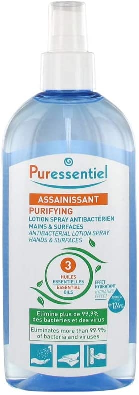 Puressentiel assainissant spray 500ml+gel anti bactirien 250ml pack |  Beautymall